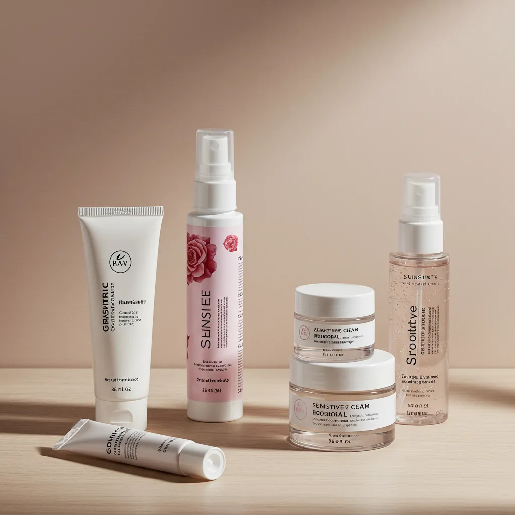 Produits d'épilation et de soin adaptés aux différents types de peau du visage : peau sensible, grasse et foncée