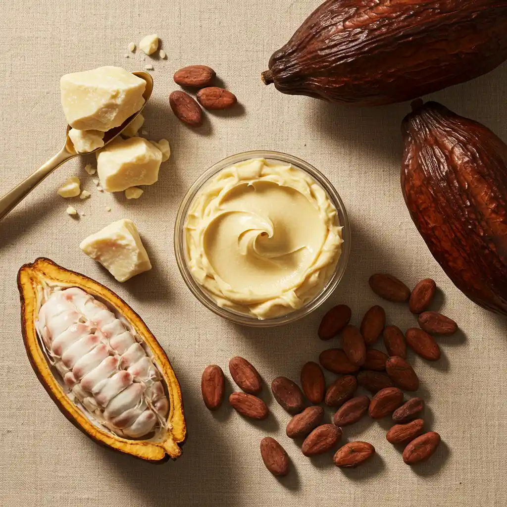 Beurre de cacao : Le soin ultime pour réparer les lèvres gercées