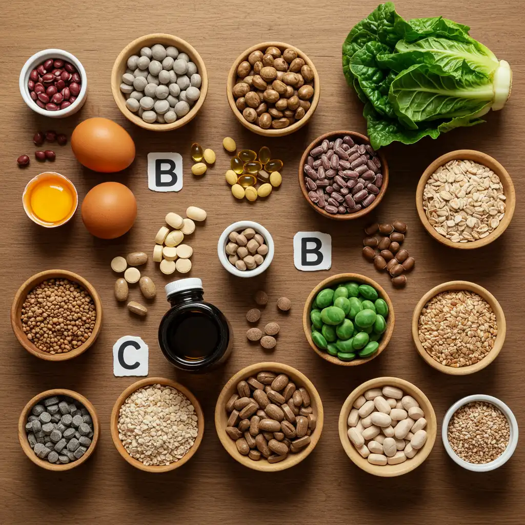 Aliments riches en vitamines B et compléments nutritionnels associés aux carences favorisant les commissures des lèvres fendues